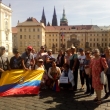 Fel�z Grupo de Ecuador el 31 de julio de 2017 en el Castillo de Praga