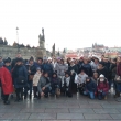 40 felices euatorianos que viven y trabajan en Milano en la escapada a Praga por un d�a el 8 de diciembre de 2017