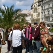 Con el grupo muy simp�tico de La Universidad de Las Palmas de Gran Canaria en Karlovy Vary 02/06/2009