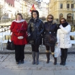 Con unas de las miembras del estupendo grupo de Montilla el 25 / 2 / 2012 en Karlovy Vary