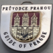 Esc�do dorado de gu�a oficial de Praga
