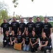 El Grupito 2010 de amigos, catalanes de Barcelona muy simp�ticos que visitaron Praga en la primavera de 2010, delante de Puente de Carlos
