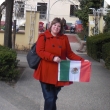 Con mi bandera méxicana, primavera de 2011
