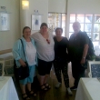 Con Vicente y su muy buena esposa, la gente muy querida de Ibiza y mi madre gozando el Paquete de Praga Rom�ntica en uno de los restaurantes lujosos de Praga el 8/8/2017