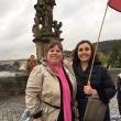 Con Patricia del grupo chileno en Praga el d�a 7 de octubre del 2015